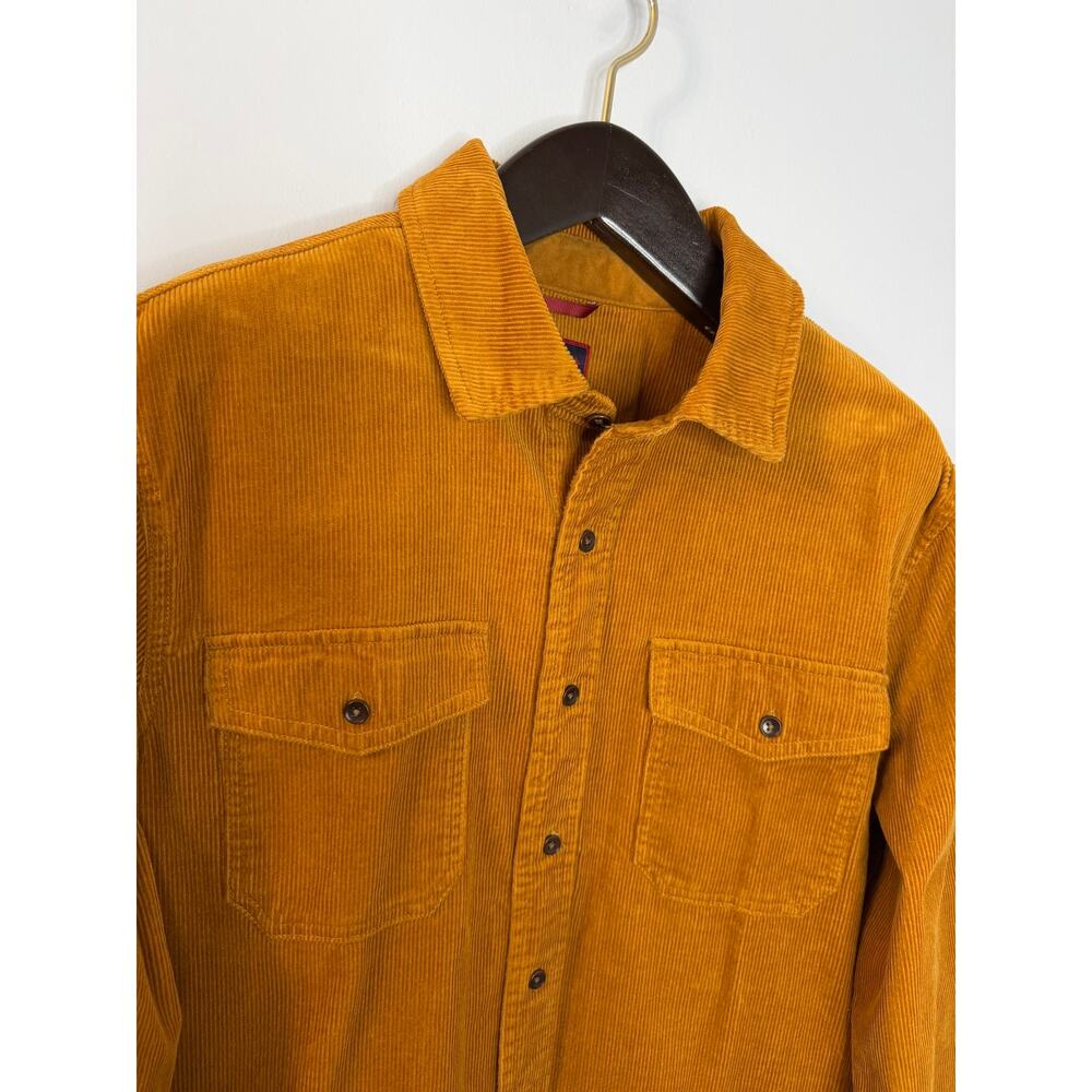 Untuckit Corduroy Utility Shirt Button Doen Men's L Ora Preppy - Picture 3 of 11